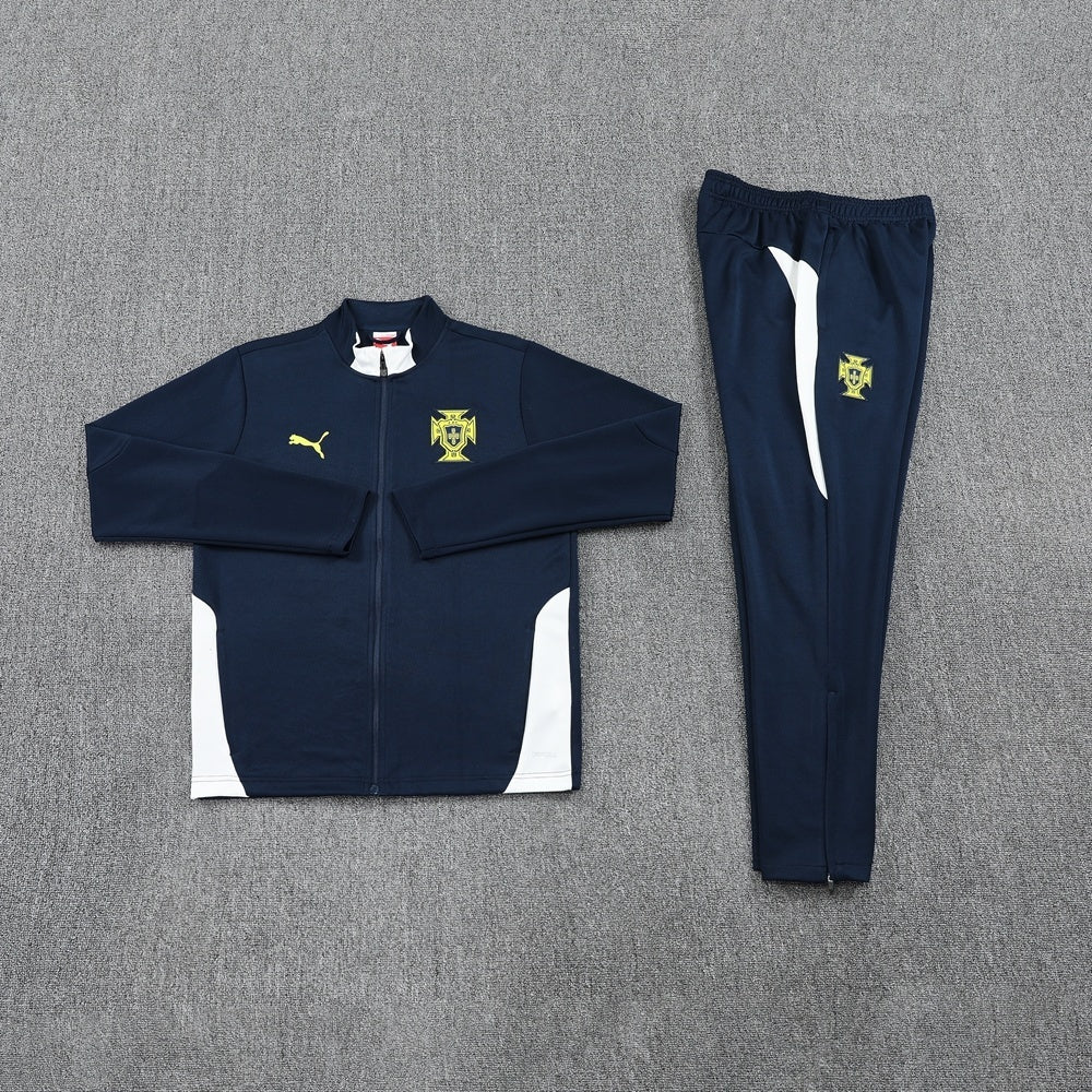 Portugal Full-zip Trainingspak 'Blauw' 25/26 - VOLWASSENEN