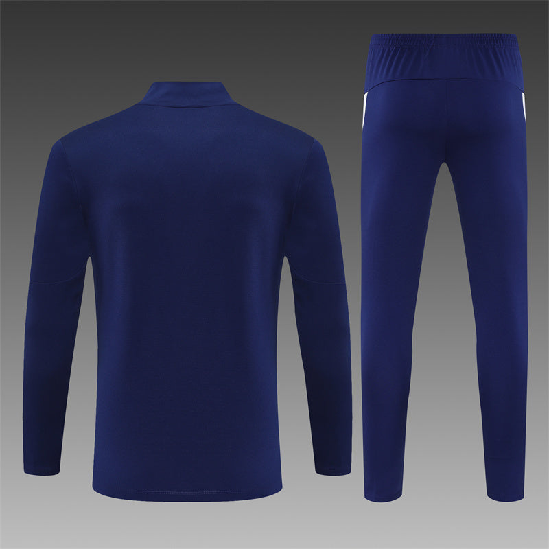Portugal Half-Pull Trainingspak 'Blauw' 25/26 - KINDEREN