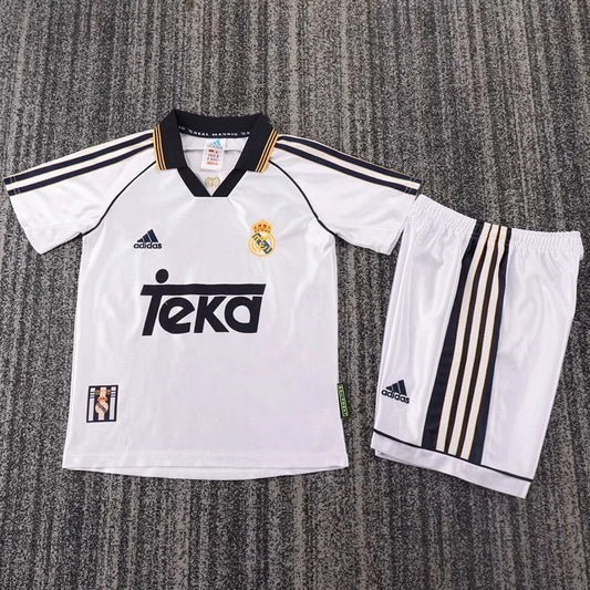 Real Madrid Retro 'Thuis' Voetbalkit 98/00 - KINDEREN