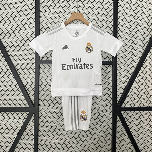Real Madrid Retro 'Thuis' Voetbalkit 15/16 - KINDEREN