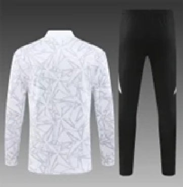 Real Madrid Half-Pull Trainingspak 'Wit' - KINDEREN