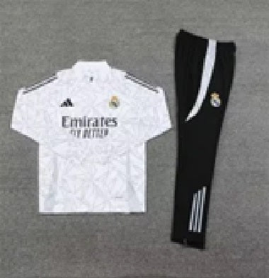 Real Madrid Half-Pull Trainingspak 'Wit' - VOLWASSENEN
