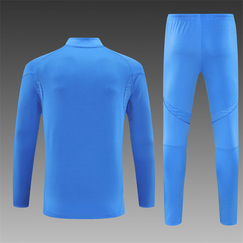 Real Madrid Half-Pull Trainingspak 'Blauw' 25/26 - KINDEREN