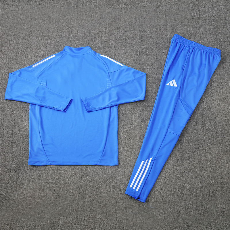 Real Madrid Half-Pull Trainingspak 'Blauw' 25/26 - KINDEREN