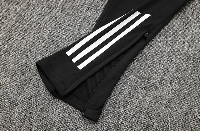 Real Madrid Half-Pull Trainingspak 'Zwart-Grijs' 25/26 - KINDEREN