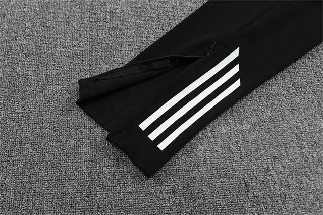 Real Madrid Half-Pull Trainingspak 'Zwart' 25/26 - VOLWASSENEN