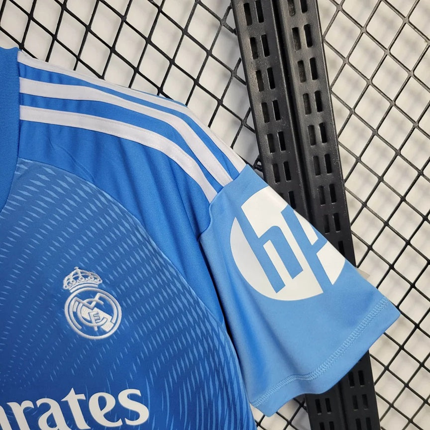 Real Madrid Keeper Voetbalshirt 'Blauw' 25/26 - VOLWASSENEN