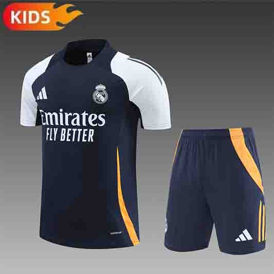 Real Madrid Trainingskit 'Blauw-Oranje' 25/26 - KINDEREN