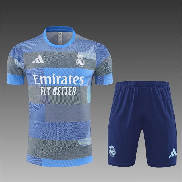 Real Madrid Trainingskit 'Blauw-Grijs' 25/26 - VOLWASSENEN