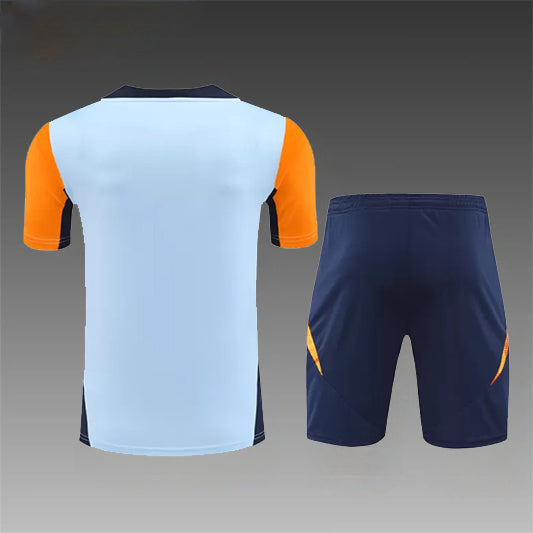 Real Madrid Trainingskit 'Wit-Blauw-Oranje' 25/26 - KINDEREN