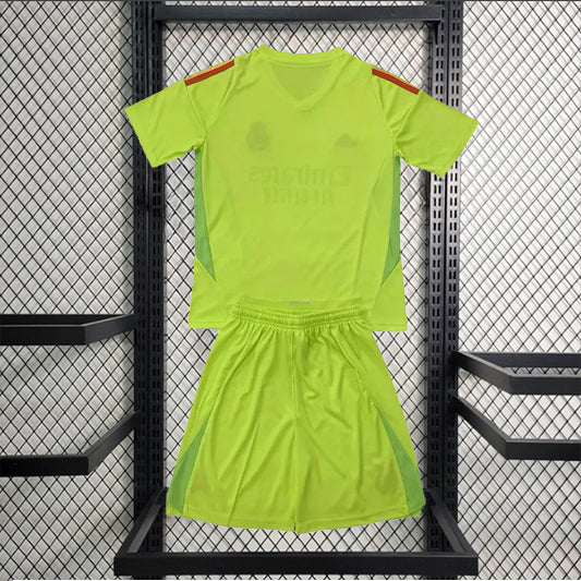 Real Madrid Keeper Voetbalkit 'Geel' 24/25 - KINDEREN