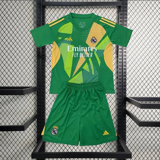Real Madrid Keeper Voetbalkit 'Groen' 24/25 - KINDEREN