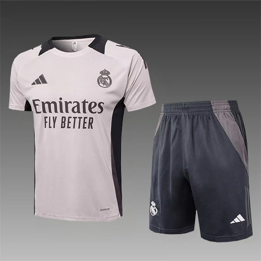Real Madrid Trainingskit 'Beige-Grijs' 25/26 - VOLWASSENEN