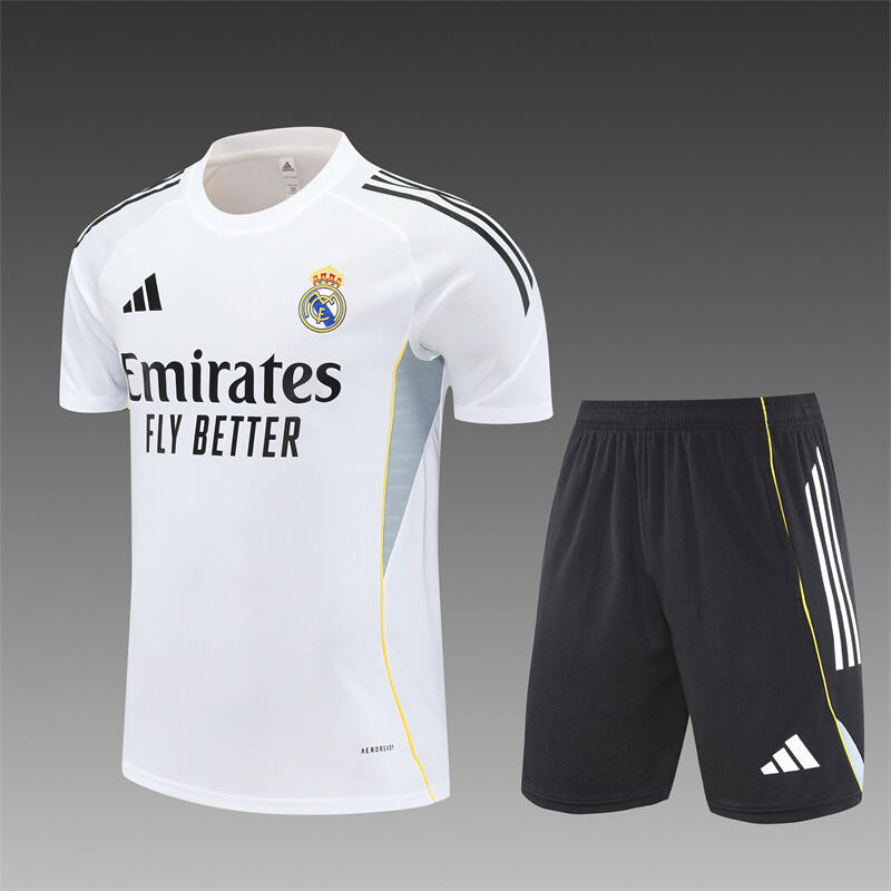 Real Madrid Trainingskit 'Wit' 25/26 - VOLWASSENEN