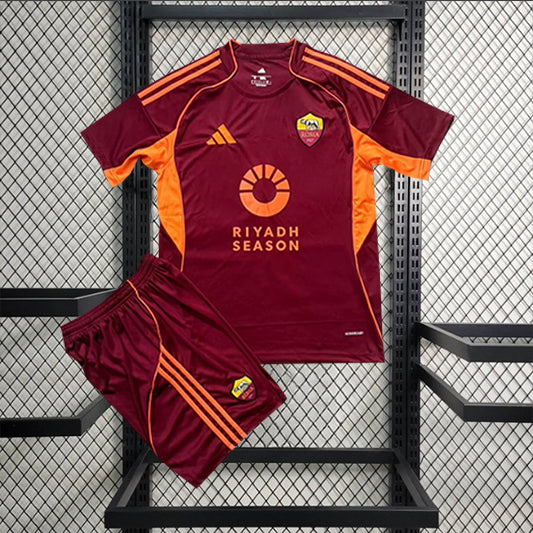 AS Roma 'Thuis' Voetbalkit 25/26 - KINDEREN