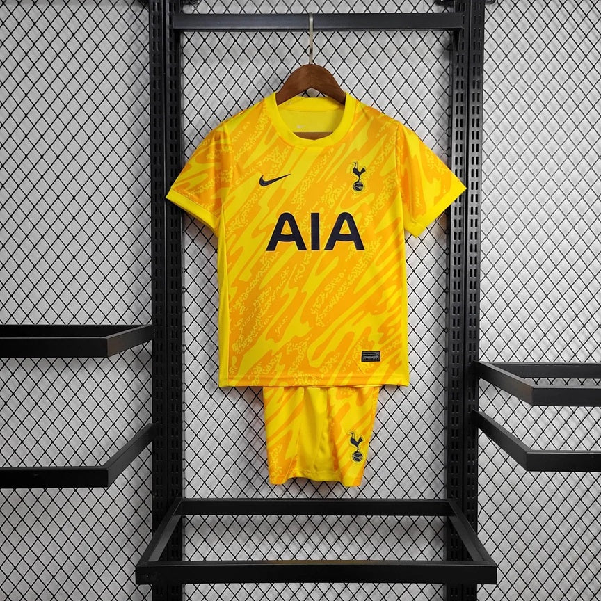 Tottenham Keeper Voetbalkit 'Geel' 24/25 - KINDEREN