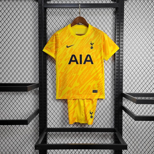 Tottenham Keeper Voetbalkit 'Geel' 24/25 - KINDEREN