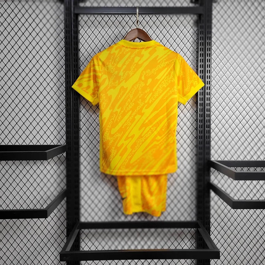 Tottenham Keeper Voetbalkit 'Geel' 24/25 - KINDEREN