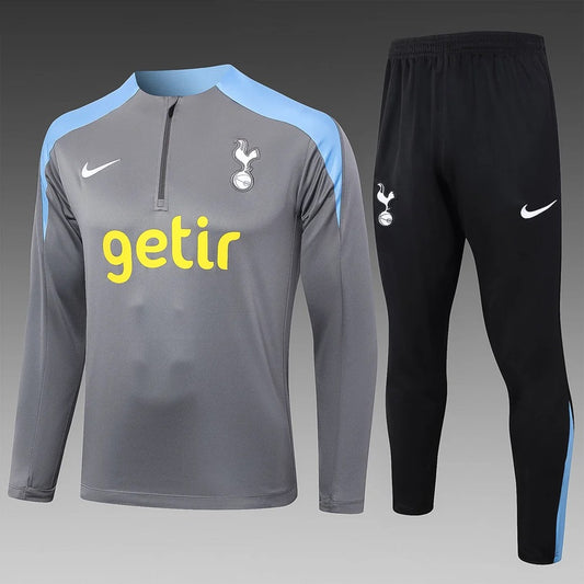 Tottenham Half-Pull Trainingspak 'Grijs' - VOLWASSENEN