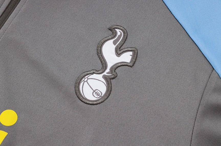 Tottenham Half-Pull Trainingspak 'Grijs' - KINDEREN