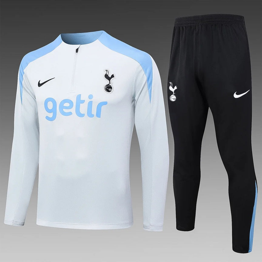 Tottenham Half-Pull Trainingspak 'Wit' - VOLWASSENEN