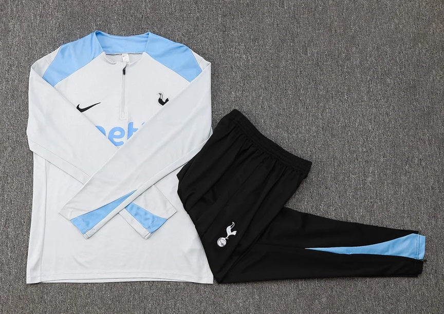 Tottenham Half-Pull Trainingspak 'Wit' - VOLWASSENEN
