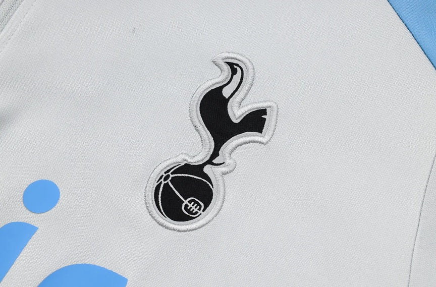 Tottenham Half-Pull Trainingspak 'Wit' - VOLWASSENEN