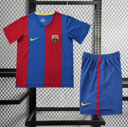 Barcelona Retro 'Thuis' Voetbalkit 06/07 - KINDEREN