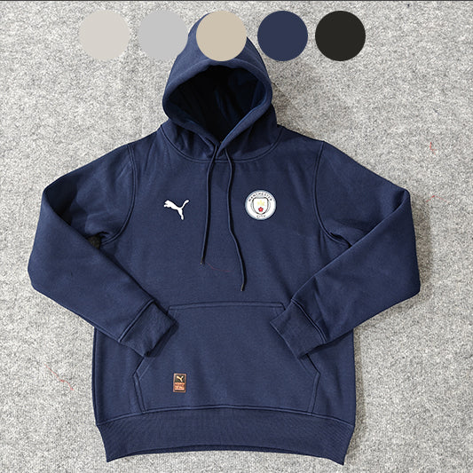 Manchester City Premium Fleece Hoodie - VOLWASSENEN