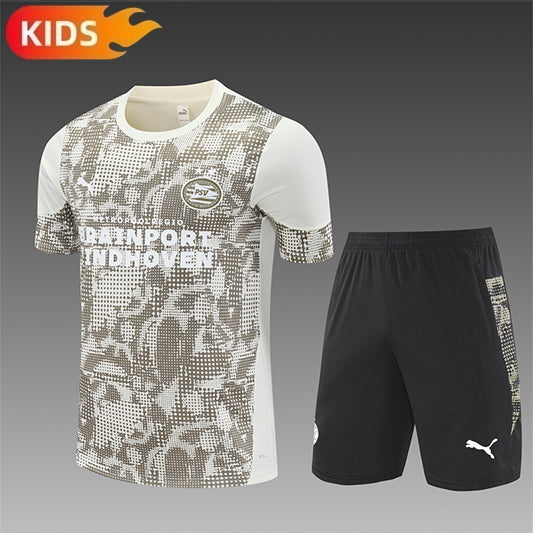 PSV Eindhoven Trainingskit 'Beige' 25/26 - KINDEREN