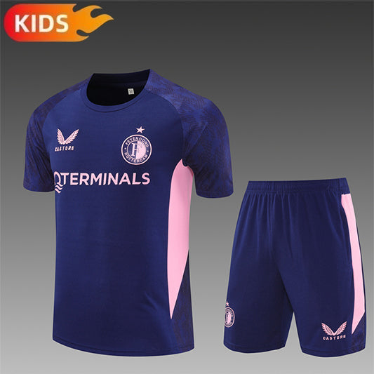 Feyenoord Trainingskit 'Blauw' 25/26 - KINDEREN