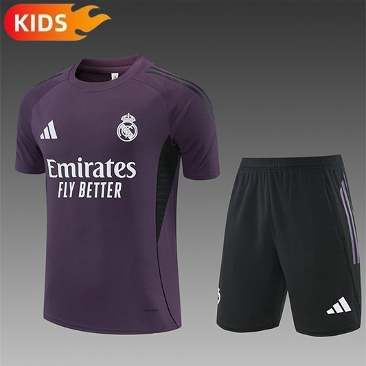 Real Madrid Trainingskit 'Paars' 25/26 - KINDEREN