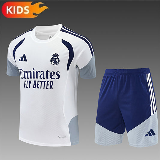Real Madrid Trainingskit 'Wit-Blauw' 26/27 - KINDEREN