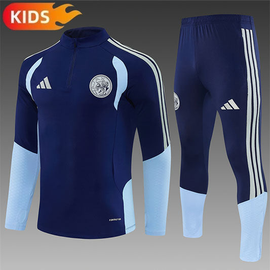 Ajax Half-Pull Trainingspak 'Donkerblauw' 26/27 - KINDEREN