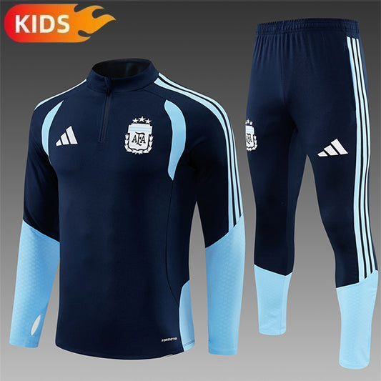 Argentie Half-Pull Trainingspak 'Blauw' 26/27 - KINDEREN