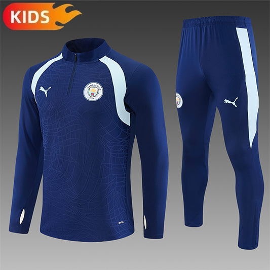 Manchester City Half-Pull Trainingspak 'Blauw' 26/27 - KINDEREN