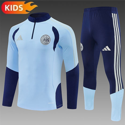 Ajax Half-Pull Trainingspak 'Lichtblauw' 26/27 - KINDEREN