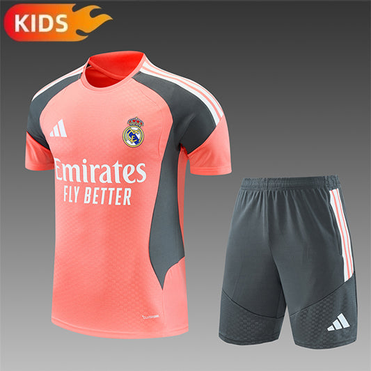 Real Madrid Trainingskit 'Roze-Grijs' 26/27 - KINDEREN