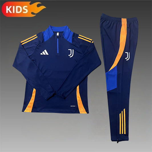 Juventus Half-Pull Trainingspak 'Blauw' 25/26 - KINDEREN