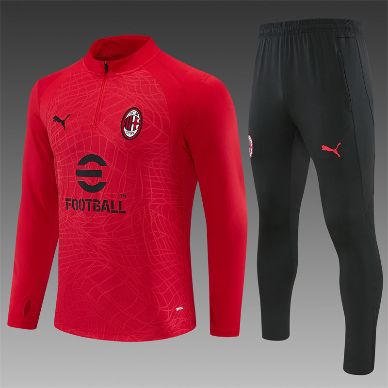 AC Milan Half-Pull Trainingspak 'Rood' 26/27 - VOLWASSENEN