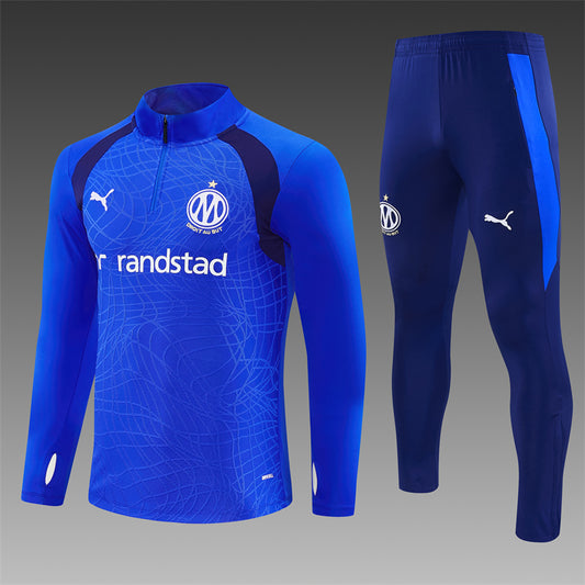 Olympique Marseille Half-Pull Trainingspak 'Blauw' 26/27 - VOLWASSENEN