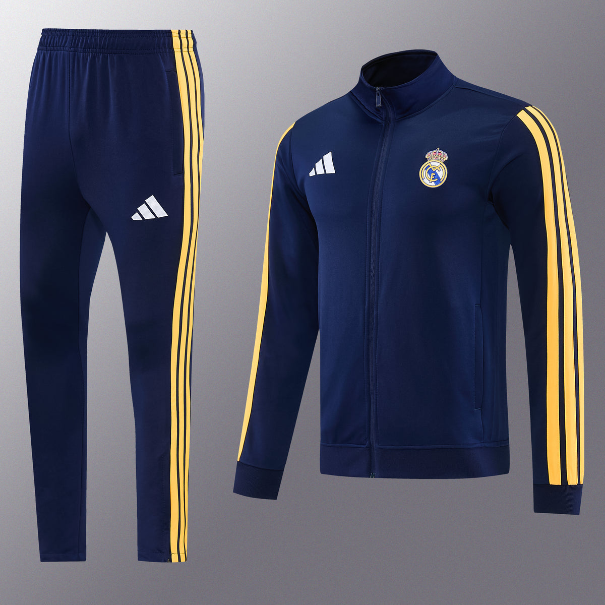Real Madrid Full-Zip Trainingspak 26/27 'Marineblauw' - VOLWASSENEN