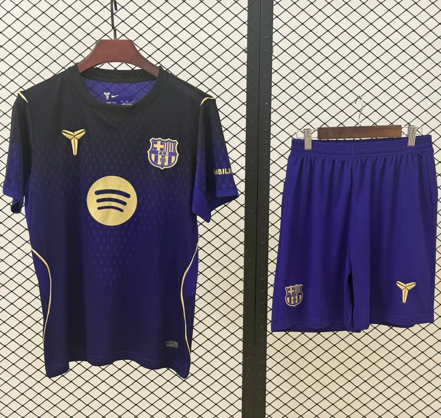 Barcelona x Kobe Bryant Special Mamba Uit Voetbalshirt 26/27 - VOLWASSENEN