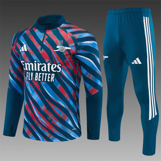 Arsenal Half-Pull Trainingspak 'Blauw-Rood' 26/27 - VOLWASSENEN