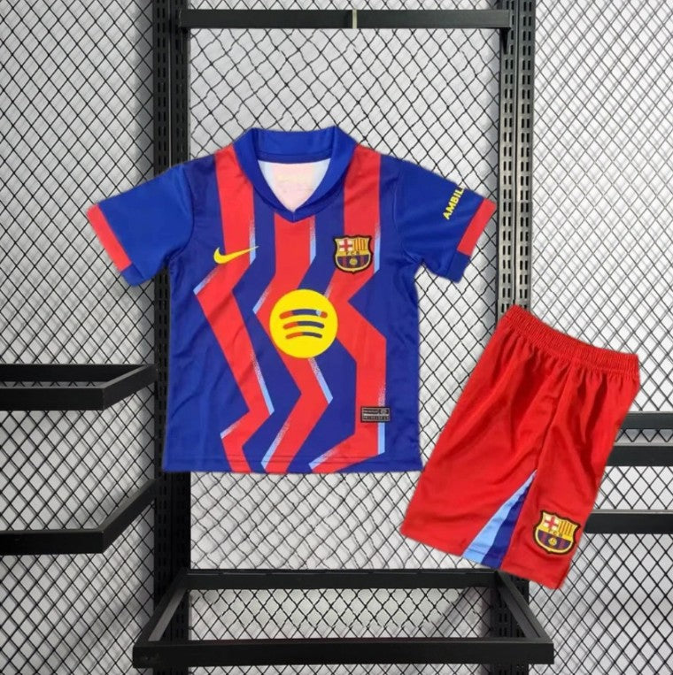 Barcelona 4e Voetbalkit 25/26 - KINDEREN