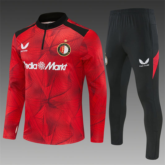 Feyenoord Half-Pull Trainingspak 'Rood' 26/27 - VOLWASSENEN