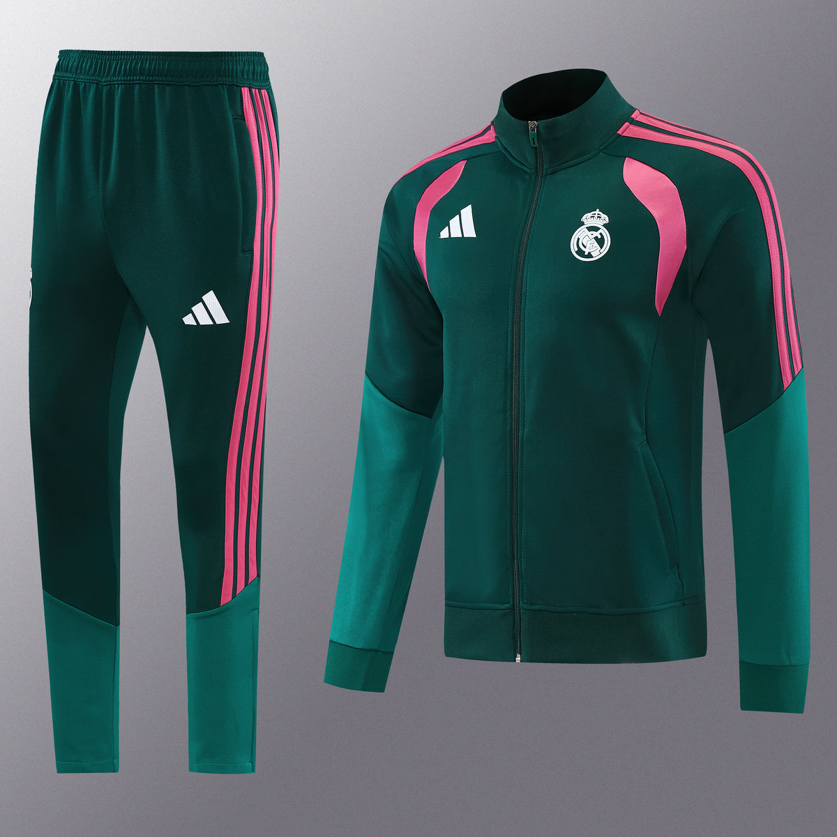 Real Madrid Full-Zip Trainingspak 26/27 'Groen' - VOLWASSENEN