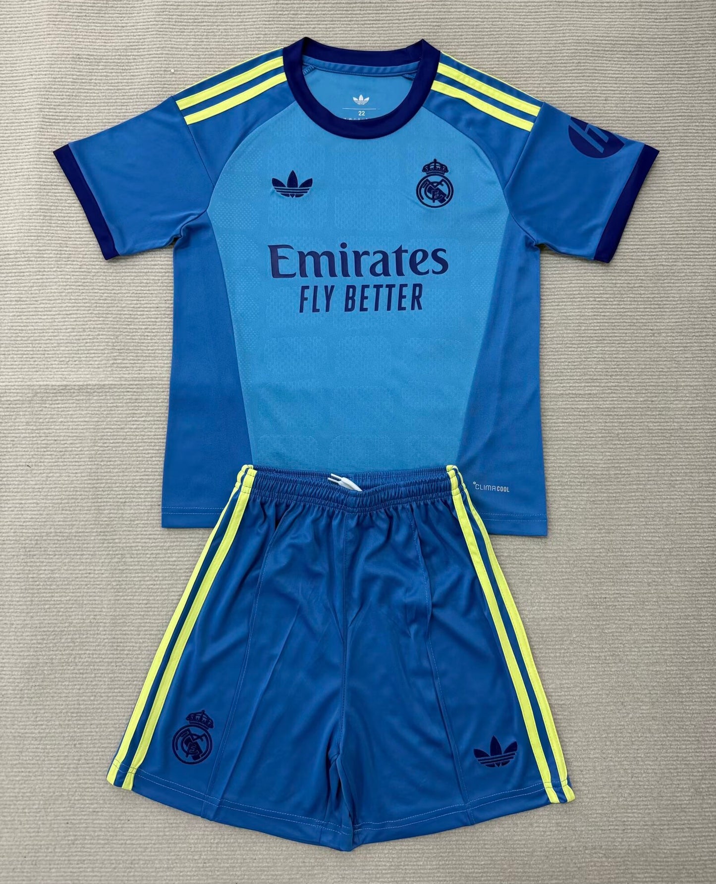Real Madrid Keeper Voetbalkit 'Blauw' 26/27 - KINDEREN