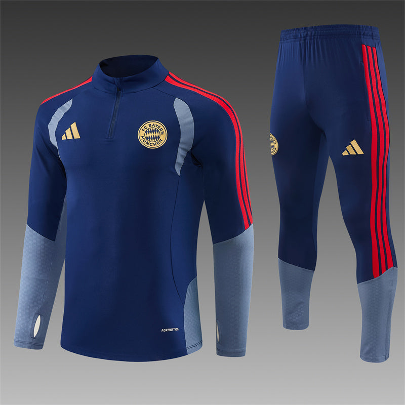 Bayern Munchen Half-Pull Trainingspak 'Blauw' 26/27 - VOLWASSENEN