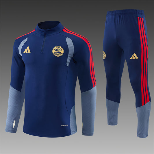 Bayern Munchen Half-Pull Trainingspak 'Blauw' 26/27 - VOLWASSENEN